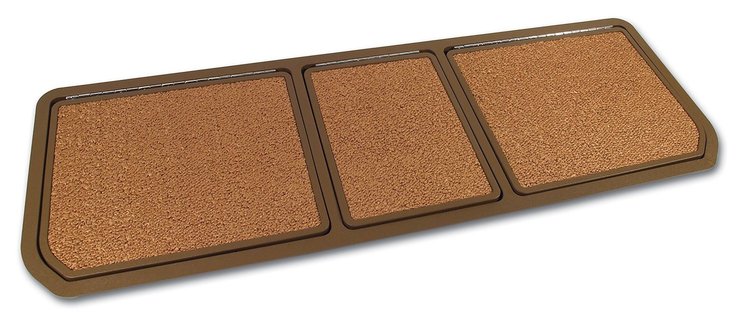 467556 Rear Compartment Unit, 1968-1969 Chevy Corvette, Saddle 80/20 3 Door