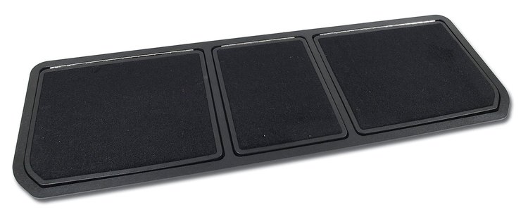 467620 Rear Compartment Unit, 1970-1979 Chevy Corvette, Black, Pile 3 Door