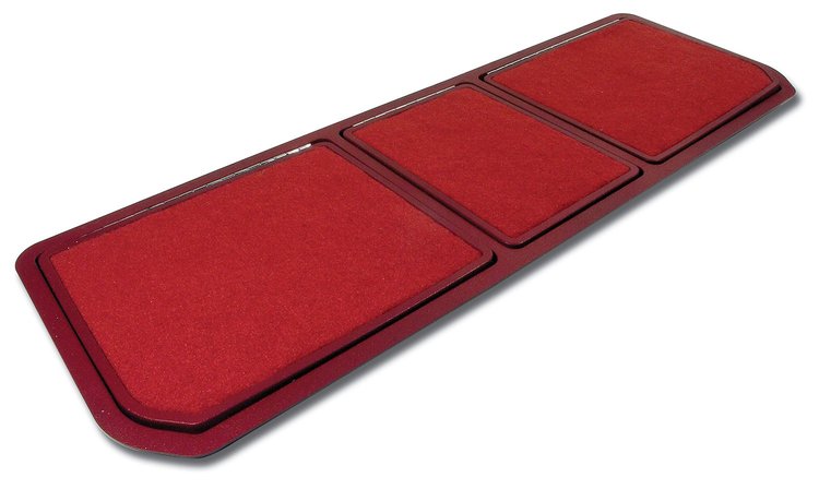 467624 Rear Compartment Unit, 1977-1979 Chevy Corvette, Red Pile 3 Door