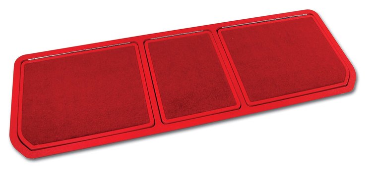 467630 Rear Compartment Unit, 1970-1972 Chevy Corvette, Red Pile 3 Door