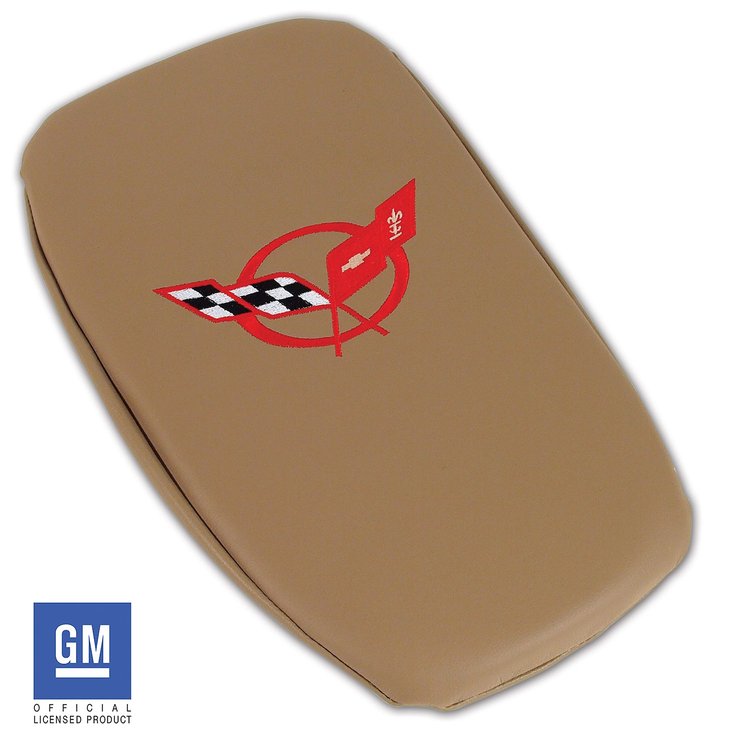 46764 Vette Rest, 1997-2004 Chevy Corvette, Lt Oak W/Red Logo