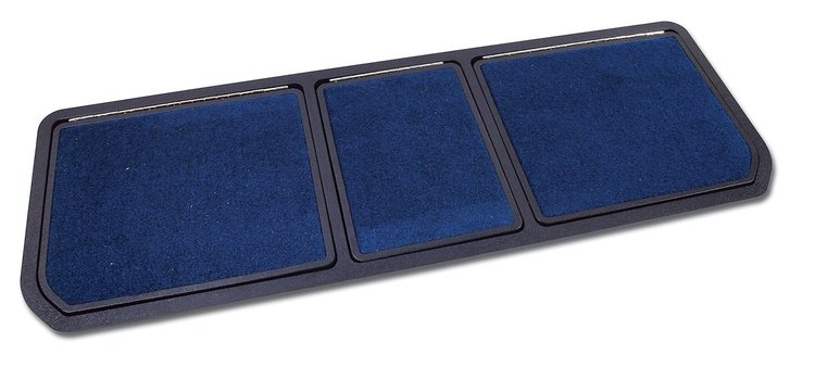467643 Rear Compartment Unit, 1973-1975 Chevy Corvette, Dark Blue Pile 3 Door