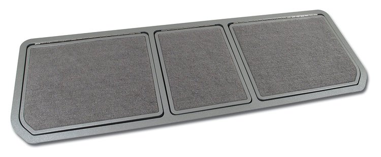 467661 Rear Compartment Unit, 1974-1975 Chevy Corvette, Silver Pile 3 Door