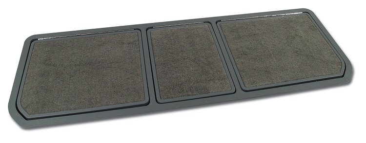 467666 Rear Compartment Unit, 1979-1979 Chevy Corvette, Oyster Pile 3 Door, Oyster, ABS Plastic