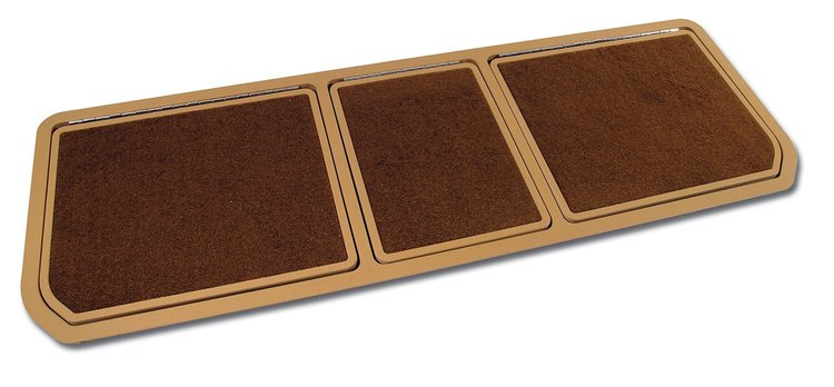 4676A1 Rear Compartment Unit, 1976-1976 Chevy Corvette, Buckskin Pile 3 Door