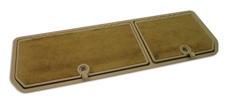467758 Rear Compartment Unit, 1981-1982 Chevy Corvette, Camel Pile 2 Door, Camel, ABS Plastic