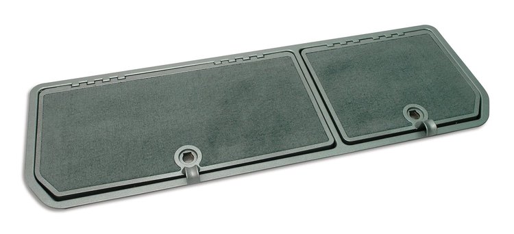 467759 Rear Compartment Unit, 1982-1982 Chevy Corvette, Silvergreen Pile 2 Door
