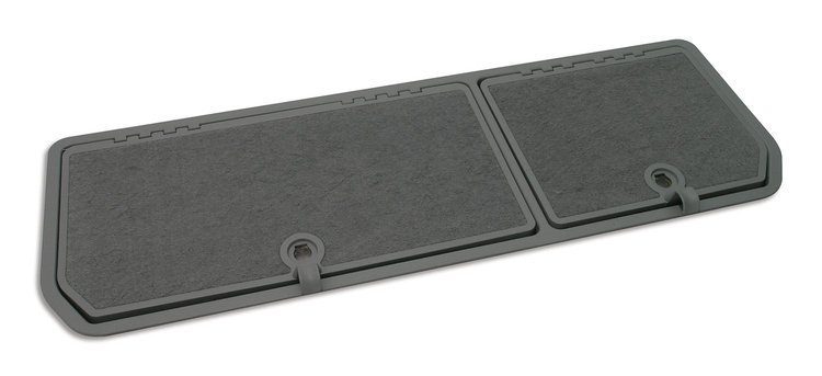 467768 Rear Compartment Unit, 1982-1982 Chevy Corvette, Gray Pile 2 Door