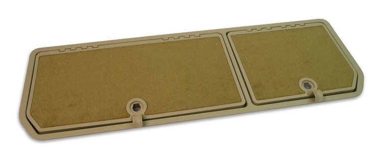 4677A3 Rear Compartment Unit, 1979-1980 Chevy Corvette, 2 Door, Doeskin W/Dark Doeskin Carpet, ABS Plastic