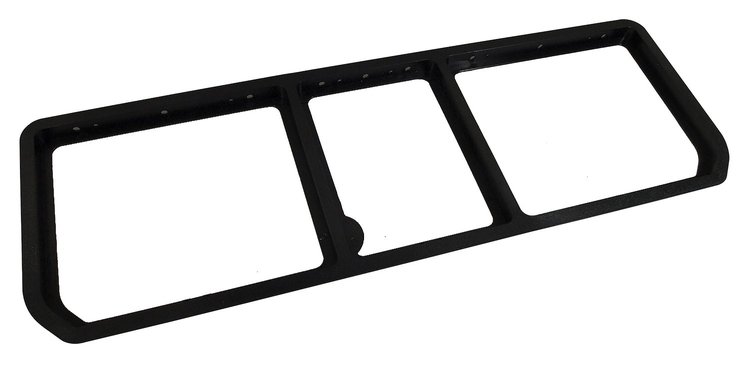 468020 Rear Compartment Unit Master Frame, 1968-1979 Chevy Corvette, Black, 3-Door