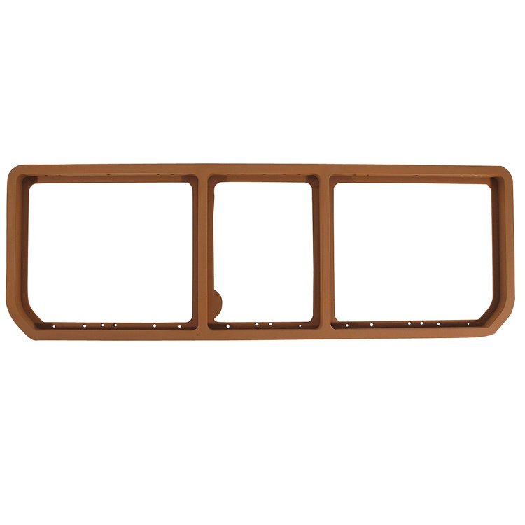468023 Rear Compartment Unit Master Frame, 1973-1973 Chevy Corvette, Dark Saddle 3-Door