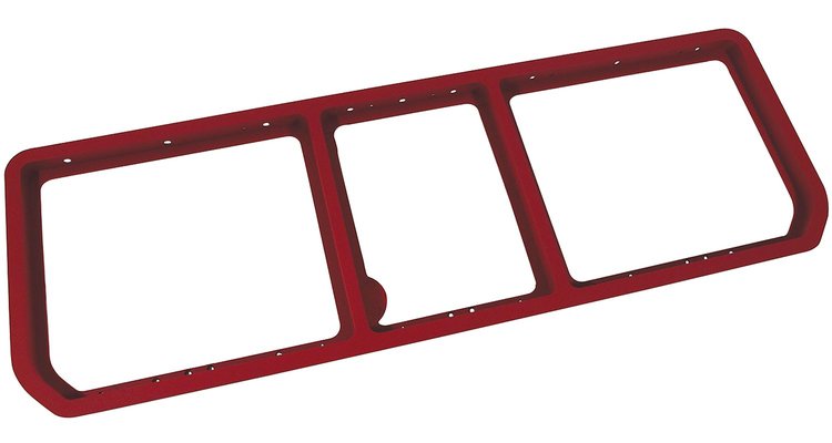 468024 Rear Compartment Unit Master Frame, 1977-1979 Chevy Corvette, Red 3-Door