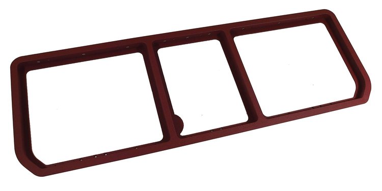 468031 Rear Compartment Unit Master Frame, 1973-1975 Chevy Corvette, Oxblood 3-Door