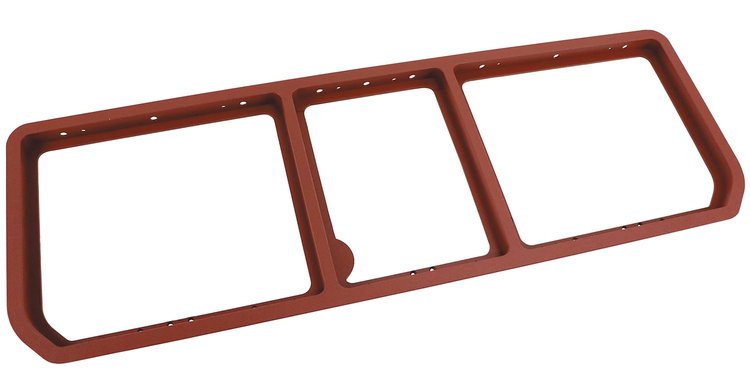 468038 Rear Compartment Unit Master Frame, 1968-1968 Chevy Corvette, Dark Orange 3-Door