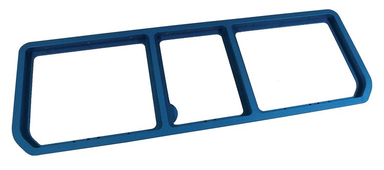 468041 Rear Compartment Unit Master Frame, 1968-1970 Chevy Corvette, Bright Blue 3-Door
