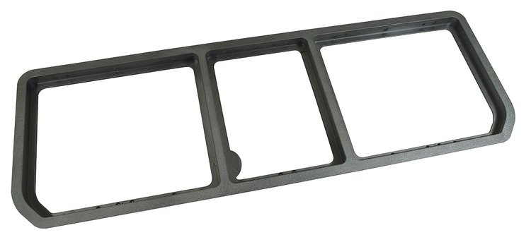 468063 Rear Compartment Unit Master Frame, 1968-1969 Chevy Corvette, Gunmetal 3-Door