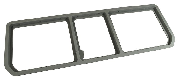 468067 Rear Compartment Unit Master Frame, 1976-1977 Chevy Corvette, Smoke 3-Door