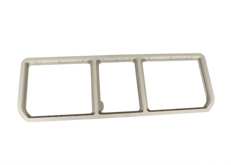 468076 Rear Compartment Unit Master Frame, 1976-1977 Chevy Corvette, White 3-Door