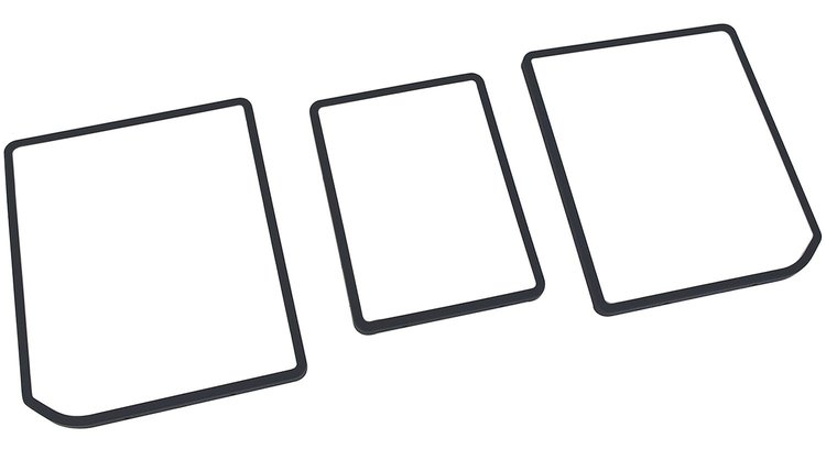 468143 Rear Compartment Unit Door Frames, 1973-1975 Chevy Corvette, Dark Blue 3 Piece