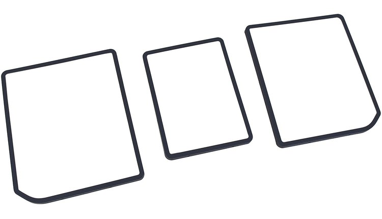 468145 Rear Compartment Unit Door Frames, 1977-1977 Chevy Corvette, Dark Blue 3 Piece