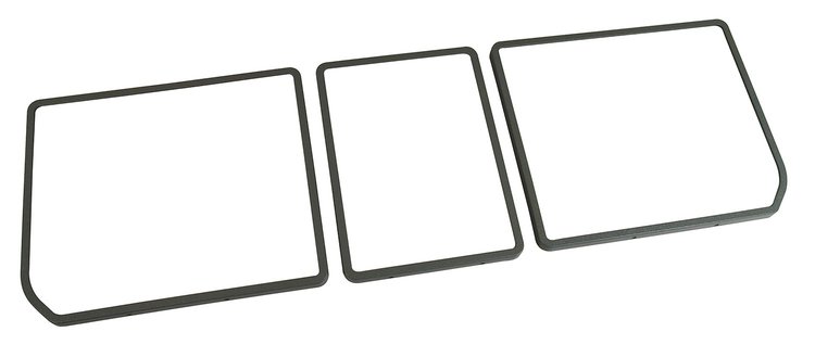 468166 Rear Compartment Unit Door Frames, 1979-1979 Chevy Corvette, Oyster 3 Piece