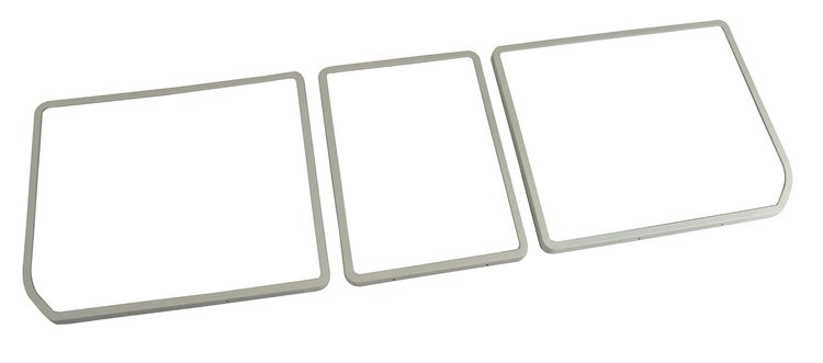 468173 Rear Compartment Unit Door Frames, 1978-1978 Chevy Corvette, Oyster 3 Piece