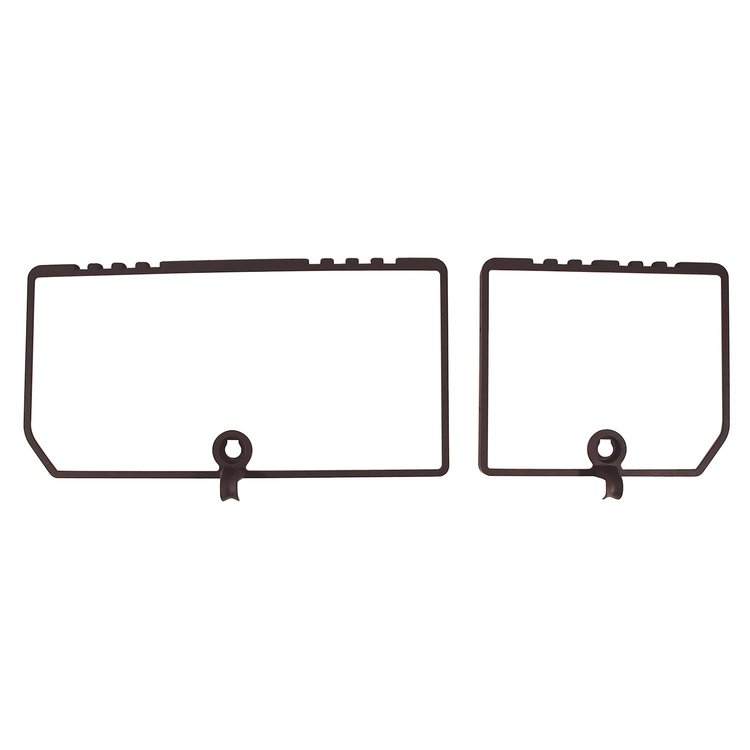 468336 Rear Compartment Unit Door Frames, 1980-1980 Chevy Corvette, Claret 2 Piece