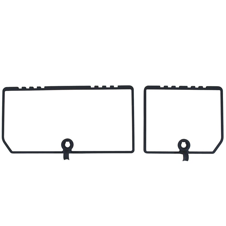 468348 Rear Compartment Unit Door Frames, 1979-1981 Chevy Corvette, Dark Blue 2 Piece