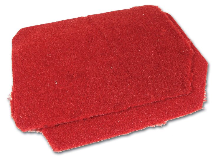 471675 FRONT SPEAKER COVER CARPETS, 1990-1992 Chevy Corvette, RED PILE