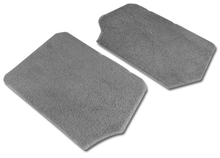 471684 FRONT SPEAKER COVER CARPETS, 1992-1993 Chevy Corvette, GRAY PILE