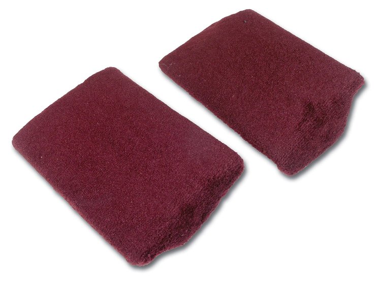 471786 FRONT SPEAKER COVER ASSYS, 1993-1993 Chevy Corvette, RUBY RED PILE