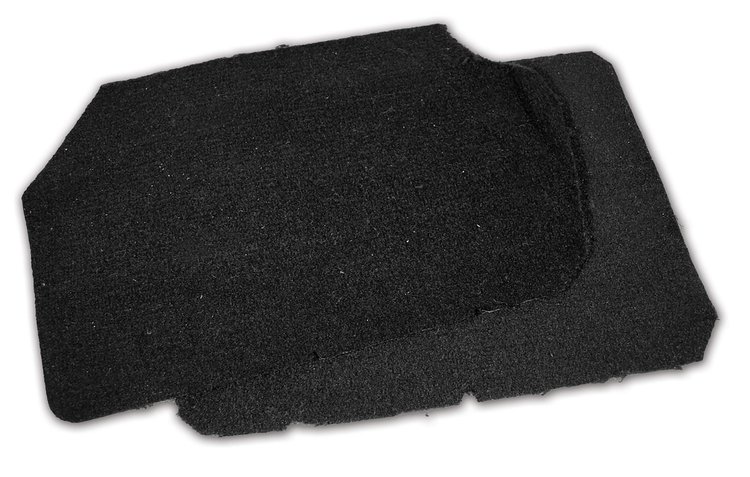 471820 Front Speaker Cover Carpets, 1994-1996 Chevy Corvette, Black Tru-Vet