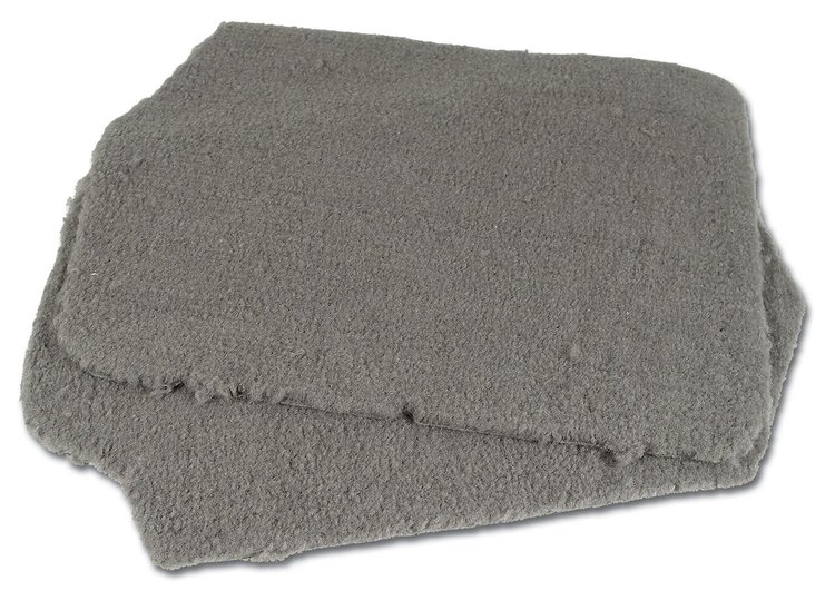 471884 Front Speaker Cover Carpets, 1994-1996 Chevy Corvette, Gray Tru-Vet