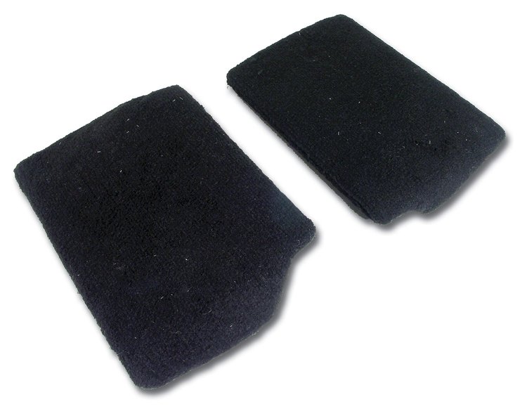471920 Front Speaker Full Cover Carpet Assemblies, 1994-1996 Chevy Corvette, Black Tru-Vet Carpet