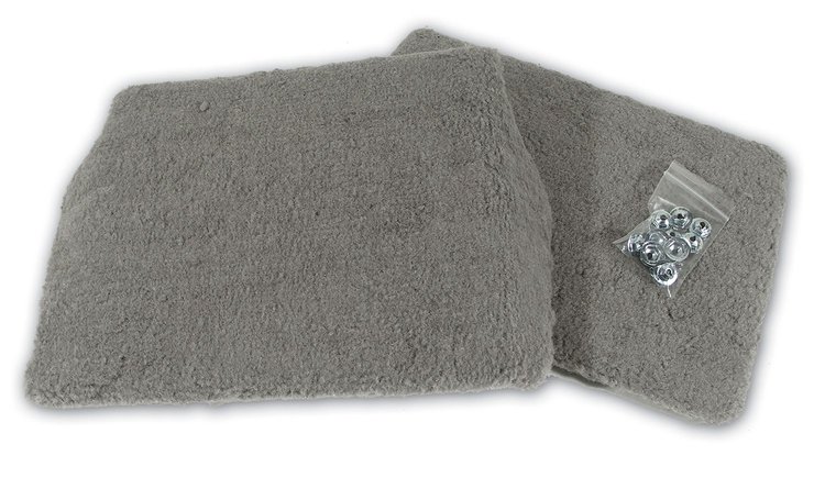 471984 Front Speaker Cover Carpet Assemblies, 1994-1996 Chevy Corvette, Gray Tru-Vet Carpet