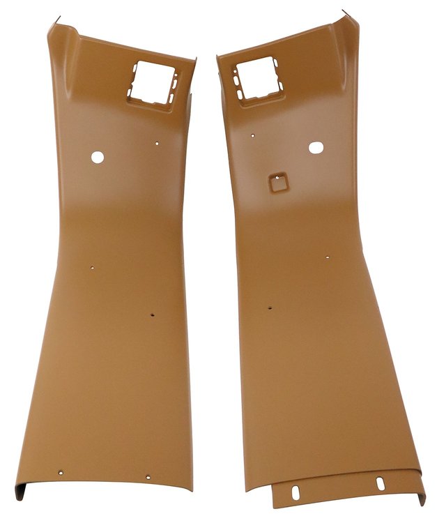 473078 Coupe Rear Roof Panels, 1990-1990 Chevy Corvette, Saddle