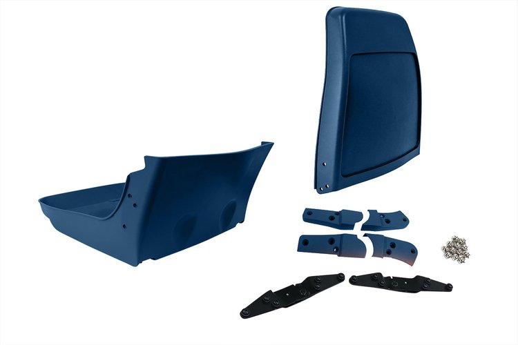 477846 Reproduction Seat Frame & Hinge Kit, 1982-1982 Chevy Corvette, Dark Blue