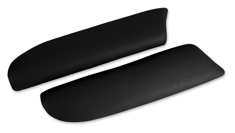 479888 Leather Armrest Pads, 1997-2004 Chevy Corvette, Gray