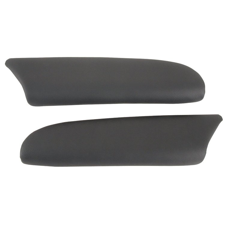 479890 Leather Armrest Pads, 1997-2004 Chevy Corvette, Black