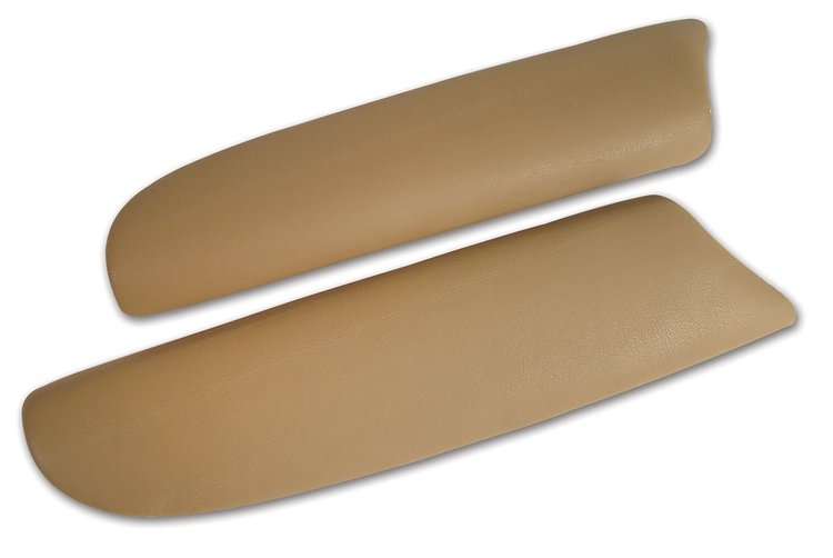 479891 Leather Armrest Pads, 1997-2004 Chevy Corvette, Oak