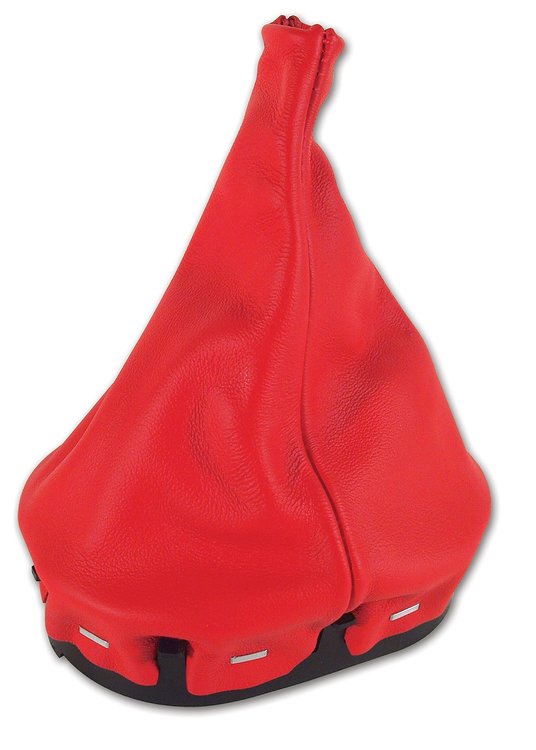 486893 Shift Boot W/Retainer, 2000-2004 Chevy Corvette, Torch Red, 6 Speed transmission
