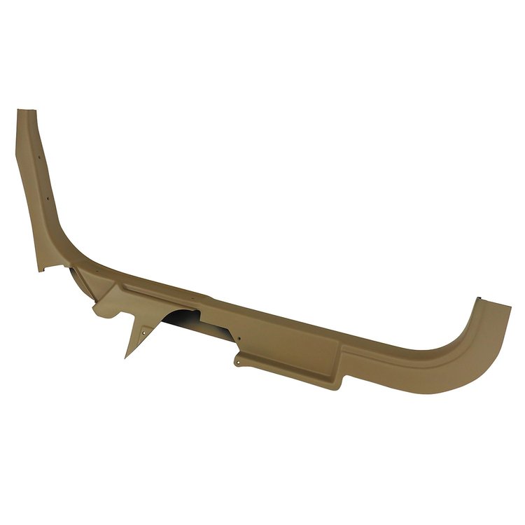 491772 Door Sill, 1986-1987 Chevy Corvette, Saddle Left/Driver Convertible