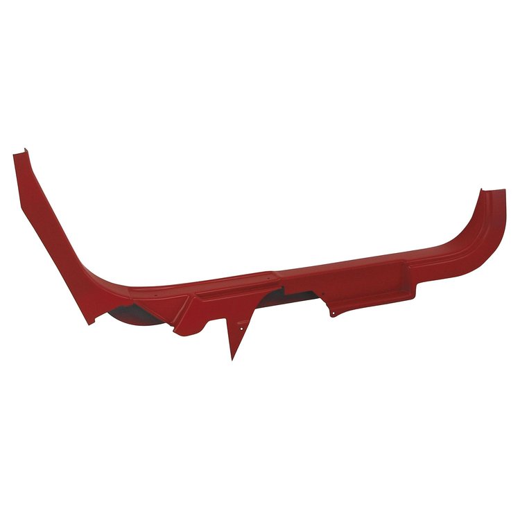 491775 Door Sill, 1986-1987 Chevy Corvette, Red Left/Driver Convertible