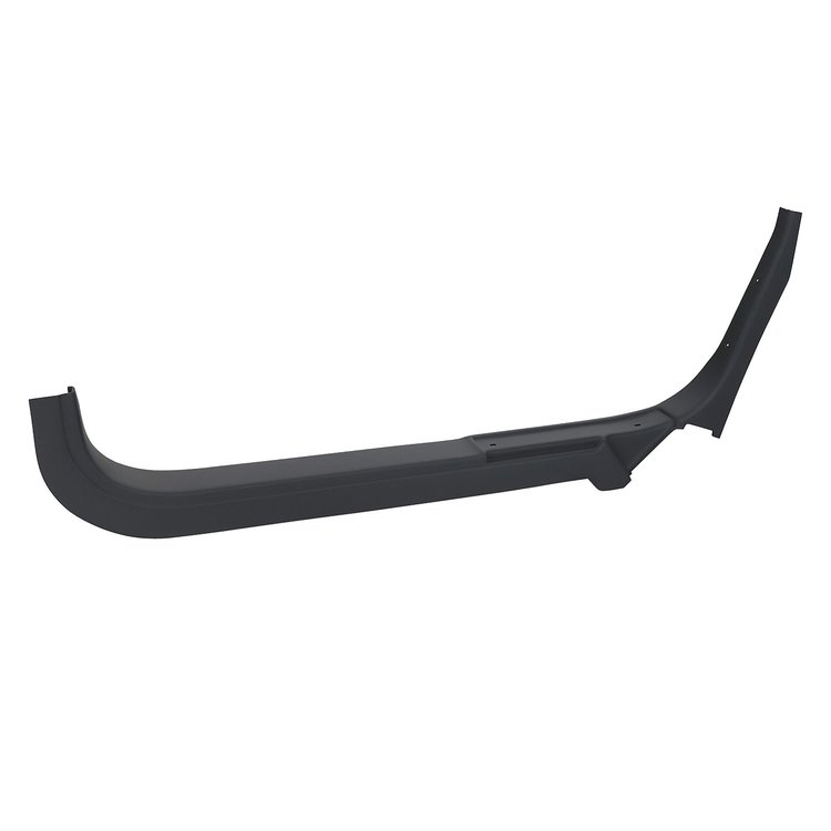 491822 Door Sill, 1986-1987 Chevy Corvette, Graphite Right/Passenger Convertible