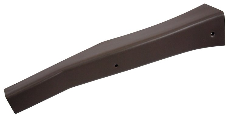492079 Door Sill Extension, 1988-1989 Chevy Corvette, Gray Right/Passenger