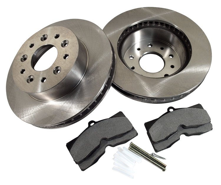 49936 Front Brake Rotor & Pad Kit, 1965-1982 Chevy Corvette