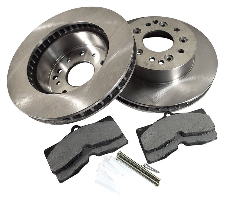49937 Rear Brake Rotor & Pad Kit, 1965-1982 Chevy Corvette