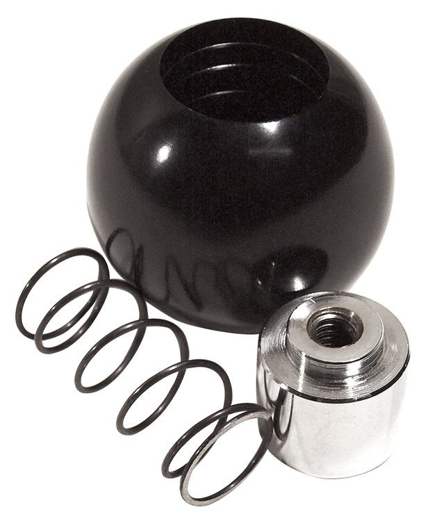 52273 Automatic Shift Knob w/Button & Spring, 1965-1982 Chevy Corvette, Black
