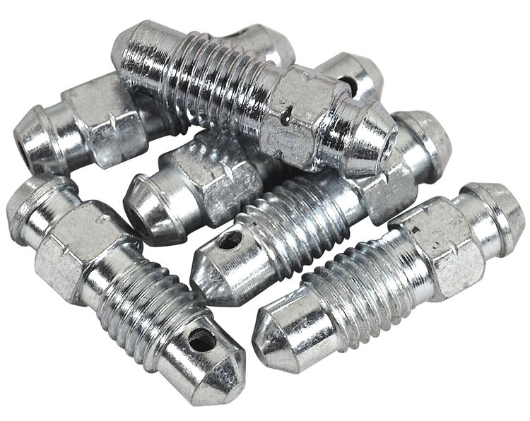 52281 Caliper Bleeder Screw Set, 1965-1982 Chevy Corvette, 6 pieces