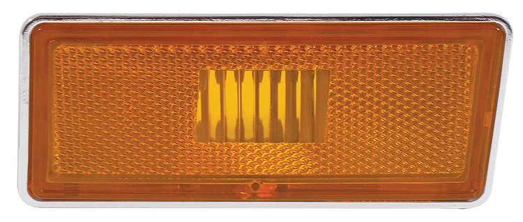 52432 Side Marker Light, 1974-1979 Chevy Corvette, Left Front, 1974 Late